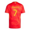 Spania Alvaro Morata 7 Hjemme EM 2024 - Barn Draktsett